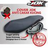 Cover Jok Motor Polos Anti Cakaran Kucing – Praktis Langsung Pasang!