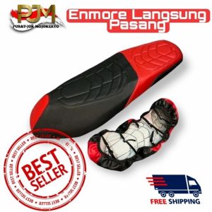Cover Jok Motor Enmore Langsung Pakai (Karet Terpasang)