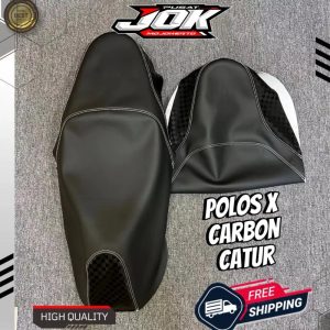 Kulit Jok Motor Polos CARBON CATUR Motif ARVI