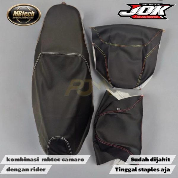 Kulit Jok Ori MB-TECH Jahit Tengah For VARIO NMAX AEROX PCX