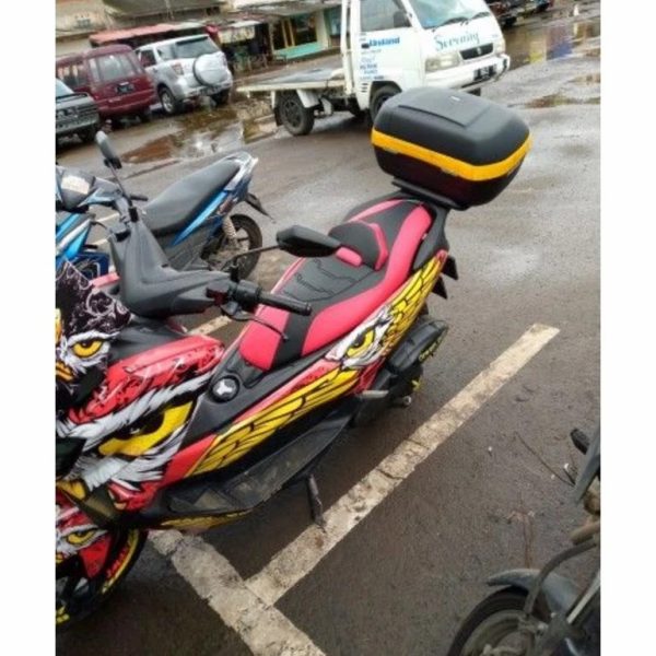 Kulit Jok Motor Eropa Plus Sandaran NMAX AEROX VARIO PCX