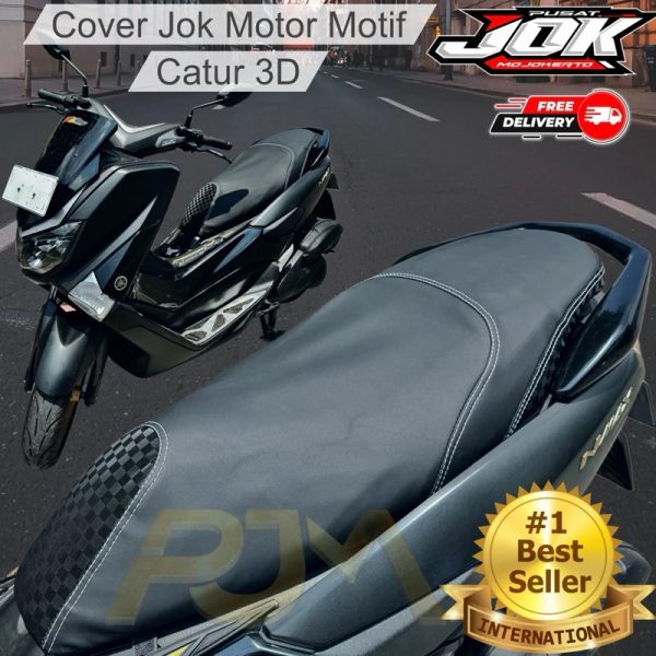 Kulit Jok Motor Polos CARBON CATUR Motif ARVI