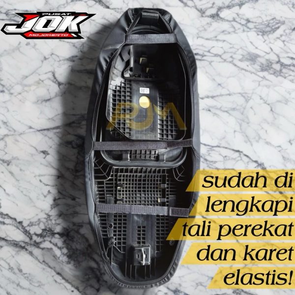 Cover Jok Motor Enmore Langsung Pakai (Karet Terpasang)