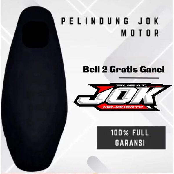 Cover Jok Motor Polos Anti Cakaran Kucing – Praktis Langsung Pasang!