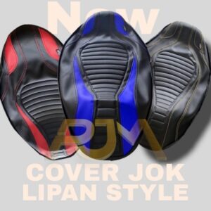 COVER KULIT JOK MOTOR LIPAN STAPLES SCOOPY NMAX VARIO MODEL CAFERACER.