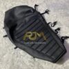 Cover Jok Caferacer Grand Filano (Langsung Pasang Pakai Karet) Sarung Jok Press Logo Busa