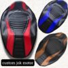 COVER KULIT JOK MOTOR LIPAN STAPLES SCOOPY NMAX VARIO MODEL CAFERACER.