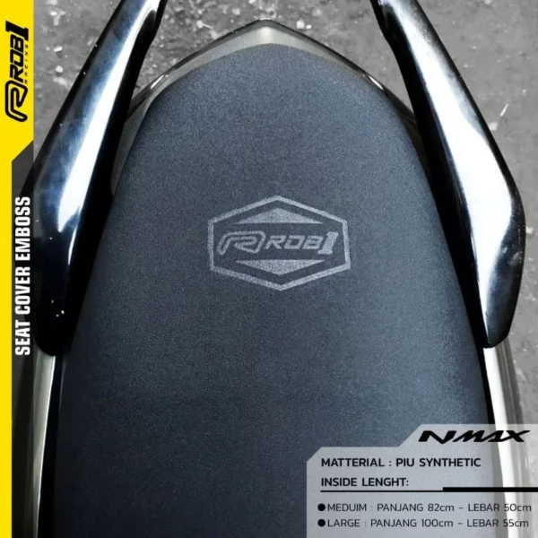 Kulit Jok Racing Anti Slip Embos Logo RCB MONSTER (PCX VARIO NMAX AEROX SUPRA MIO VIXION BEAT SATRIA)