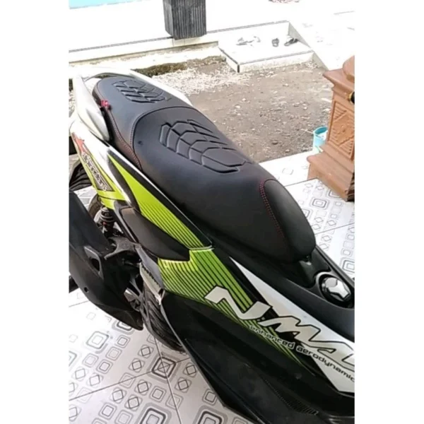 Kulit Jok NMAX Model Cakar Enmore Gratis Cover Jok Anti Cakar Kucing & Anti Rembes Seat Cover Yamaha #NMAX 2017 #NMAX 2018