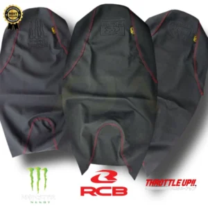 Kulit Jok Racing Anti Slip Embos Logo RCB MONSTER (PCX VARIO NMAX AEROX SUPRA MIO VIXION BEAT SATRIA)