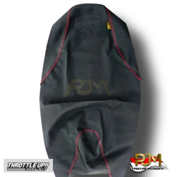 Kulit Jok Racing Anti Slip Embos Logo RCB MONSTER (PCX VARIO NMAX AEROX SUPRA MIO VIXION BEAT SATRIA)