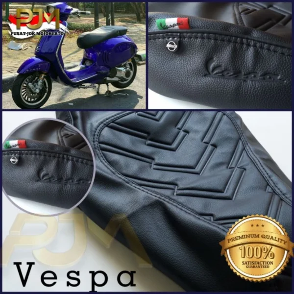Kulit Jok VESPA Sprint / Primavera Bahan Mbtech Original Model Arrow