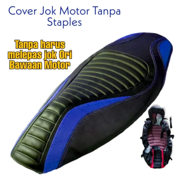 Cover Jok Motor/ Cover Seat/ Cover Jok MotorTanpa Staples Model Lipan (Vario/ Nmax/ Aerox/ PCX)
