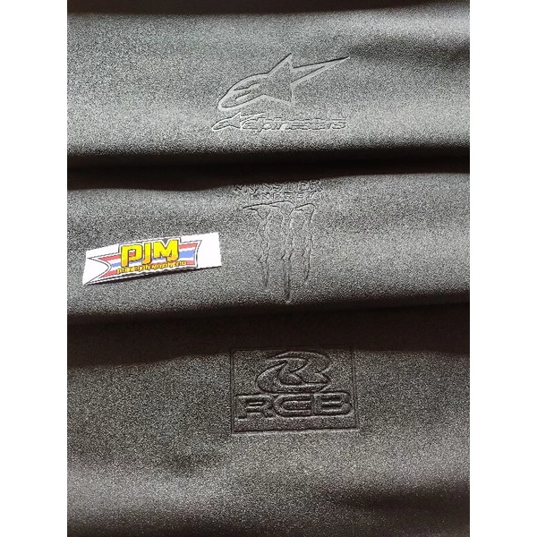 Kulit Jok Racing Anti Slip Embos Logo Timbul for Vario Nmax Aerox PCX Beat Mio Jupiter