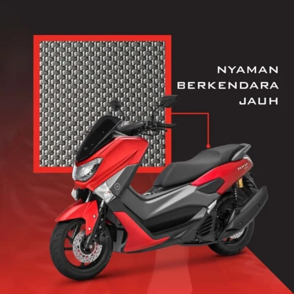 Kulit Jok NMAX Model Cakar Enmore Gratis Cover Jok Anti Cakar Kucing & Anti Rembes Seat Cover Yamaha #NMAX 2017 #NMAX 2018