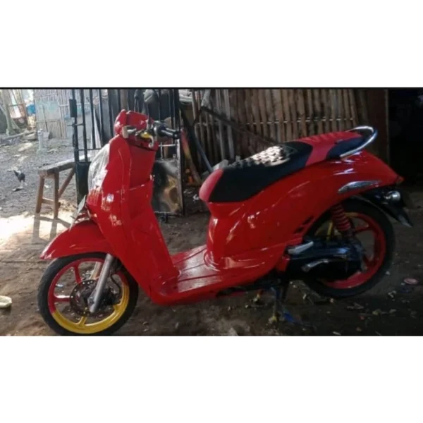 Sarung kulit Cover Jok Variasi NMAX PCX AEROX Vario beat mio Xride scoopy (model tawon) STAPLES