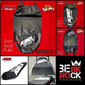 Kulit Jok Motor Vario, Beat, Mio, Aerox, Nmax, Pcx Model King Drag