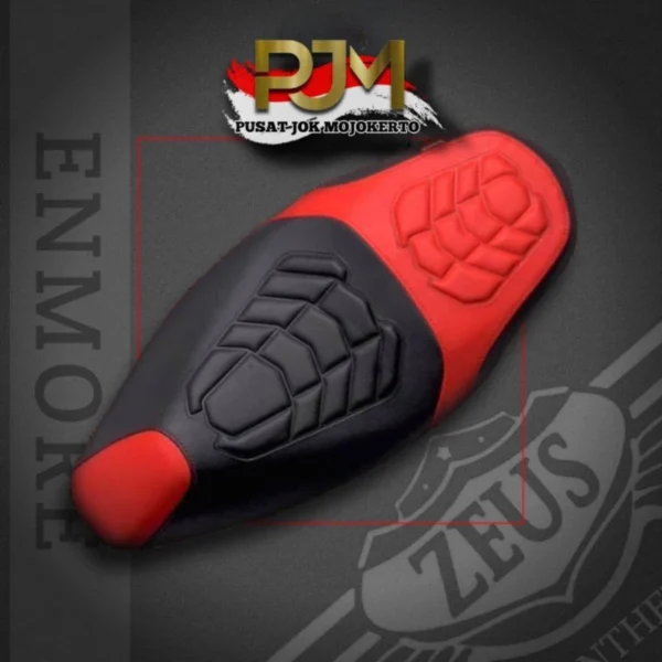 Kulit Jok Variasi Motor Model ENMORE (STAPLES) Mio Vario Nmax Beat Bahan Tebal Zeus