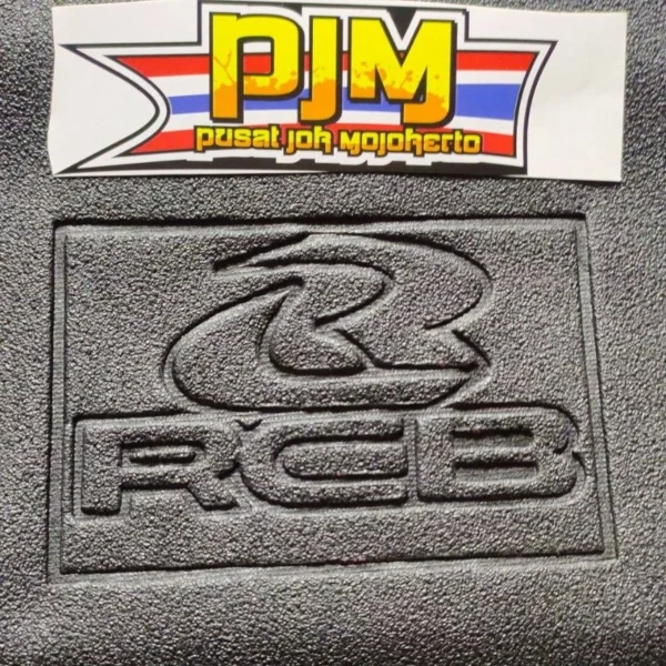 Kulit Jok Racing Anti Slip Embos Logo Timbul for Vario Nmax Aerox PCX Beat Mio Jupiter