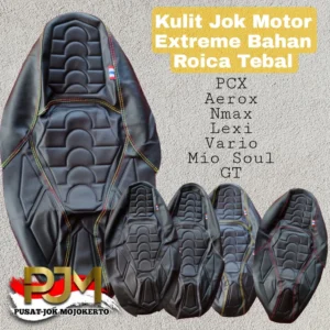 Kulit Jok Motor Variasi Keren Bahan Tebal NMAX AEROX Pcx Mio Soul GT Xeon Lexi Vario