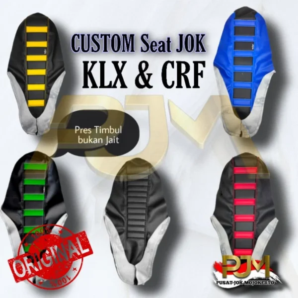 Kulit Jok CRF KLX Dtracker Pres Busa Tebal bahan Zeus