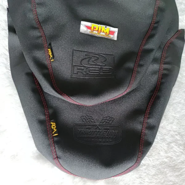 Kulit Jok Racing Anti Slip Embos Logo RCB MONSTER (PCX VARIO NMAX AEROX SUPRA MIO VIXION BEAT SATRIA)