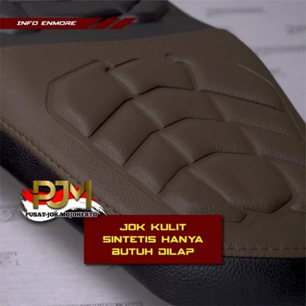 Kulit Jok NMAX Model Cakar Enmore Gratis Cover Jok Anti Cakar Kucing & Anti Rembes Seat Cover Yamaha #NMAX 2017 #NMAX 2018