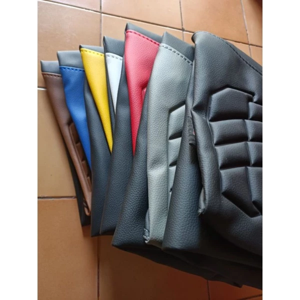 Kulit Jok Variasi Motor Model ENMORE (STAPLES) Mio Vario Nmax Beat Bahan Tebal Zeus