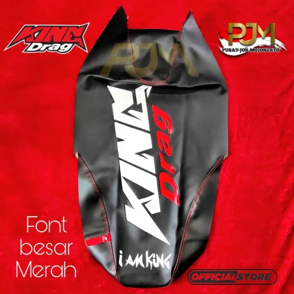 Kulit Jok Motor Vario, Beat, Mio, Aerox, Nmax, Pcx Model King Drag