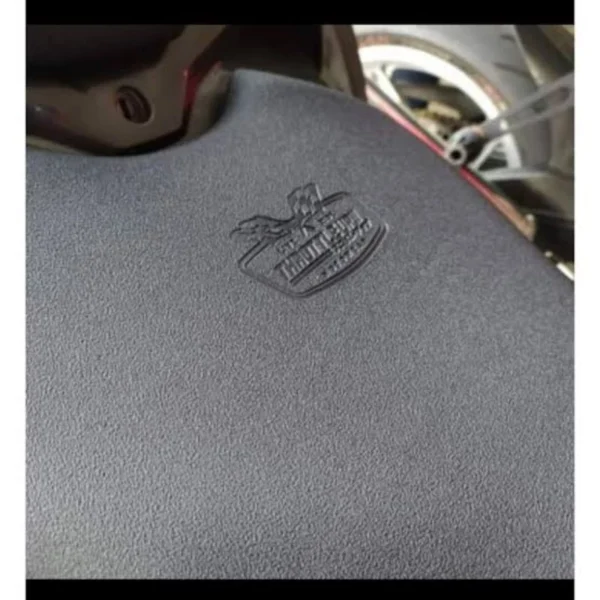 Kulit Jok Racing Anti Slip Embos Logo Timbul for Vario Nmax Aerox PCX Beat Mio Jupiter