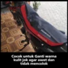 Sarung Cover Kulit Jok CRF / Kulit Jok Honda CRF Model Bawaan Pabrik