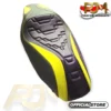 Cover Jok Motor Tanpa Staples (Karet & Velcro, Bahan Zeus, Model Piramid)