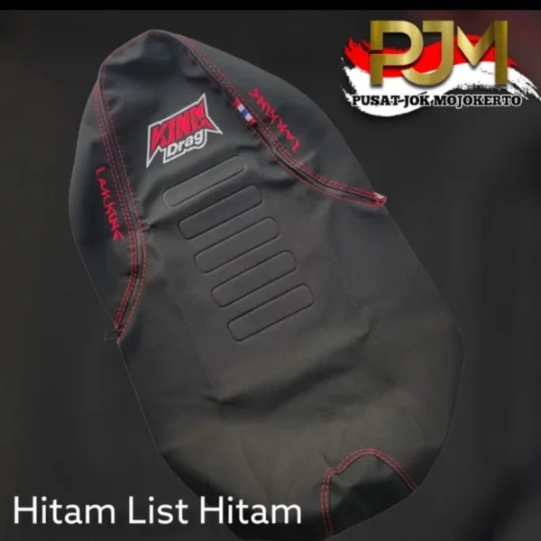 Kulit Jok Motor King Drag Bordir Terbaru