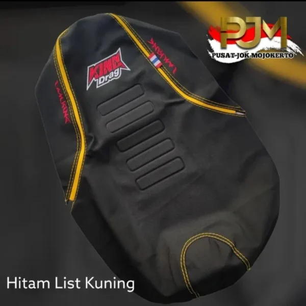 Kulit Jok Motor King Drag Bordir Terbaru