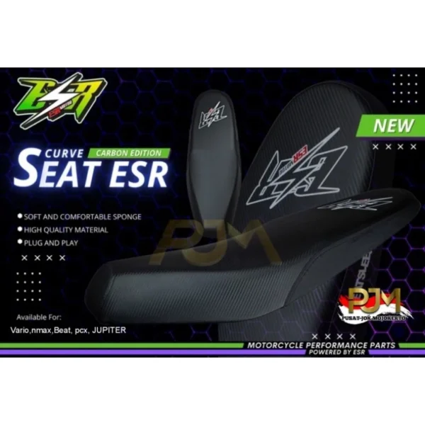 Kulit Jok ESR Carbon Vario Beat Pcx Aerox Jupiter