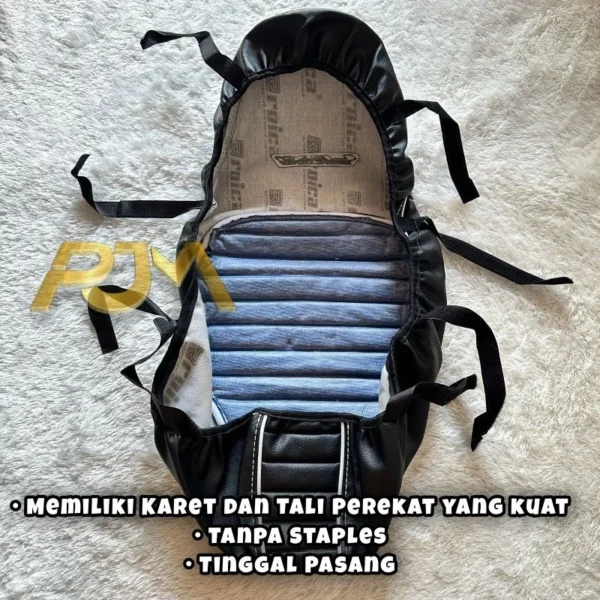 Sarung Jok Lexi Caferacer Langsung Pasang Tanpa Staples Cover Press Embos Karet