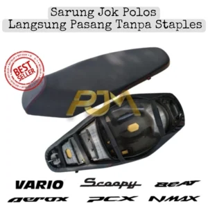 Sarung Jok Polosan Langsung Pasang Pakai Karet Tanpa Staples
