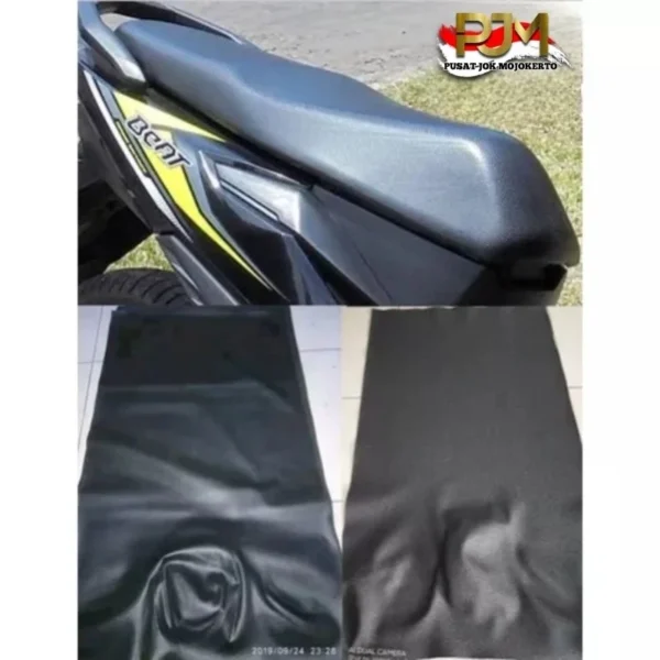 Kulit Jok Motor Ori Honda Beat FI Hitam Tahan Air