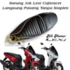 Sarung Jok Lexi Caferacer Langsung Pasang Tanpa Staples Cover Press Embos Karet