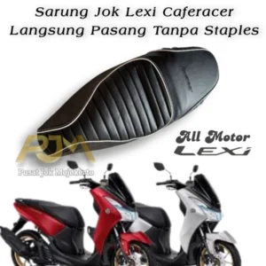 Sarung Jok Lexi Caferacer Langsung Pasang Tanpa Staples Cover Press Embos Karet