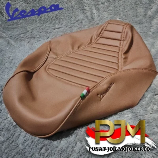 Cover Jok Vespa Matic Pakek Karet Langsung Pasang