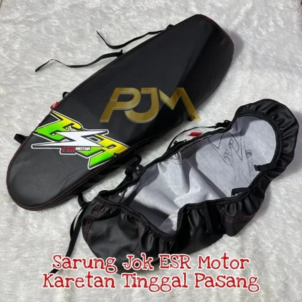 Sarung Jok ESR Motor Karetan Tinggal Pasang Tanpa Staples by PJM