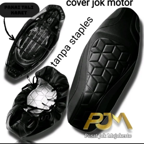 Sarung/ Cover Jok Diamond Langsung Pasang Sendiri Pakai Karet Tanpa Staples