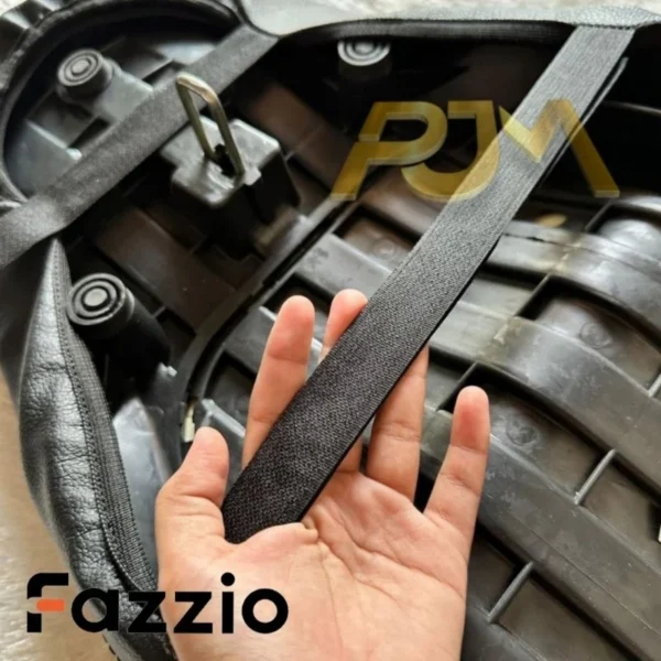 Sarung Jok Fazzio Langsung Pasang Tanpa Staples Pakai Karet Cover Jok Caferacer Press Logo Embos