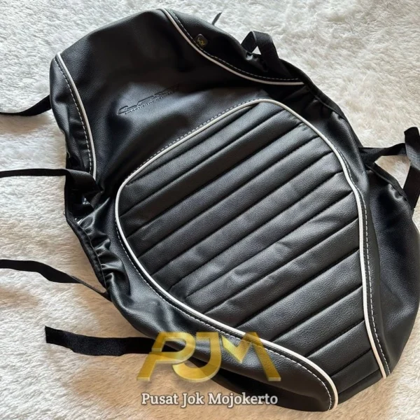 Sarung Jok Lexi Caferacer Langsung Pasang Tanpa Staples Cover Press Embos Karet