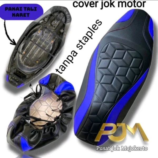Sarung/ Cover Jok Diamond Langsung Pasang Sendiri Pakai Karet Tanpa Staples