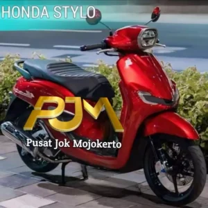 Sarung Jok Motor Stylo Caferacer Karet Tinggal Pasang Sendiri Premium Syntetis Leather