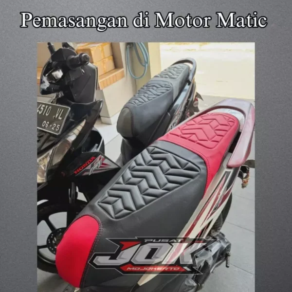 Cover Jok Motor Model Persia Langsung Pasang Instan Tanpa Staples