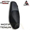 Kulit Jok Motor Carbon 4D X Motif Tenun – Premium Anti Slip & Stylish Sporty