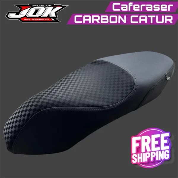 Cover Jok Caferaser Motif CARBON CATUR